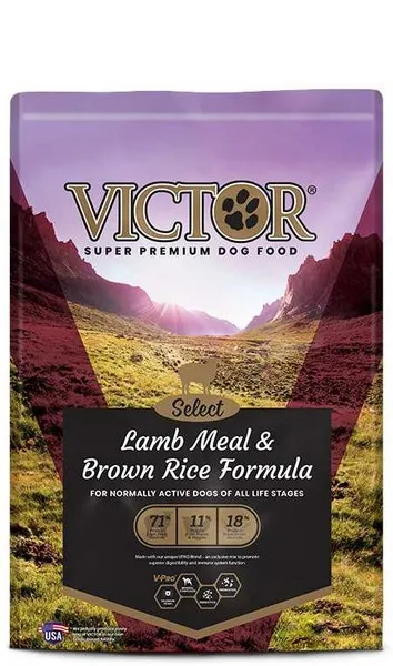 15 Lb Victor Select Lamb & Rice Formula - Food